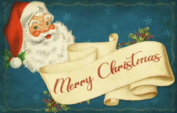 Картинка Рождество, Новый год, Санта Клаус, Merry Christmas, Счастливого рождества