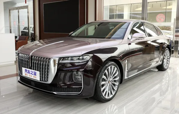 Картинка седан, роскошь, sedan, luxury, экстерьер, exterior, HongQi H9