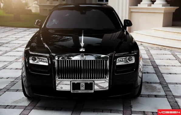 Rolls Royce, Ghost, передок, Vossen Wheels