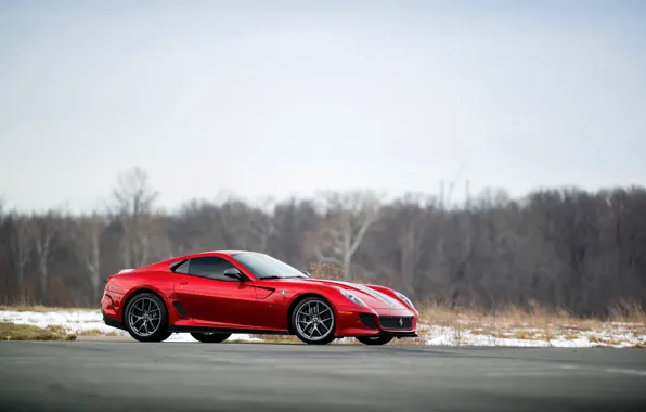 Картинка Ferrari, red, 599, Ferrari 599 GTO