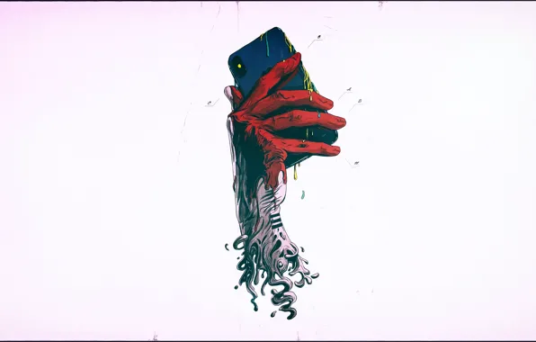 Картинка hand, phone, Jose Fernandez