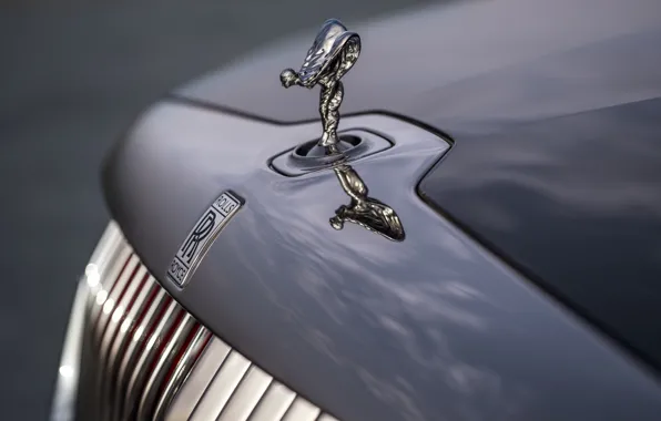 Rolls-Royce, logo, symbol, Spirit of Ecstasy, sculpture, Rolls-Royce La Rose Noire Droptail