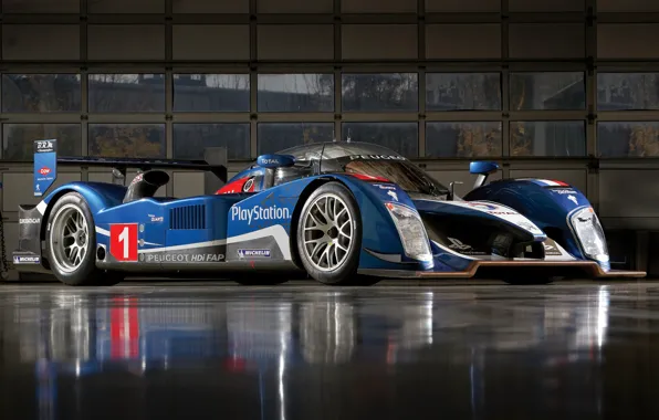 Отражение, 2008, Колеса, Peugeot, Ангар, Фары, Диски, LMP1