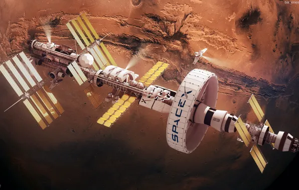Поверхность, планета, Spaceship concept