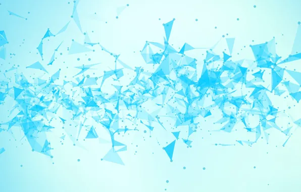 Абстракция, vector, abstract, blue, background, mesh