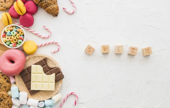 Шоколад, конфеты, Candy, Wood, десерт, Colorful, сладкое, Chocolate