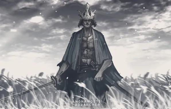 Поле, катана, самурай, Sekiro: Shadows Die Twice, Isshin Ashina