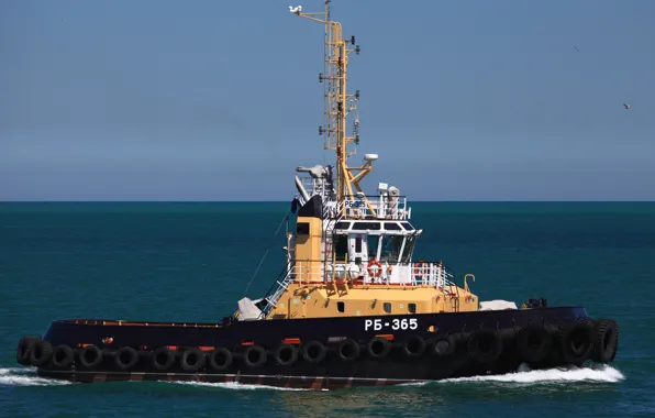 Буксир, морской, Черное море, труженик