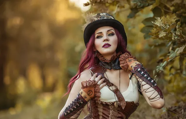 Retro, model, redhead, look, Георгий Дьяков