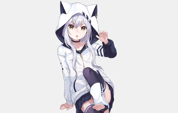 Девушка, капюшон, накидка, Re: Zero Kara Hajimeru Isekai Seikatsu