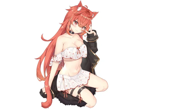 Girl, sexy, Anime, kitty, cute, Neko, Kawai, cat girl