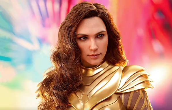 Взгляд, девушка, волосы, герой, Wonder Woman, Галь Гадот, Gal Gadot, Чудо Женщина