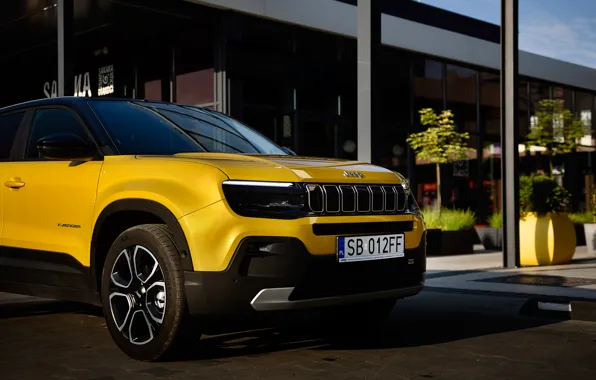 Картинка yellow, crossover, Jeep, Jeep Avenger