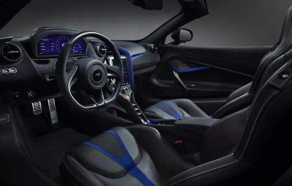 McLaren, суперкар, салон, Spider, MSO, 720S, 2019