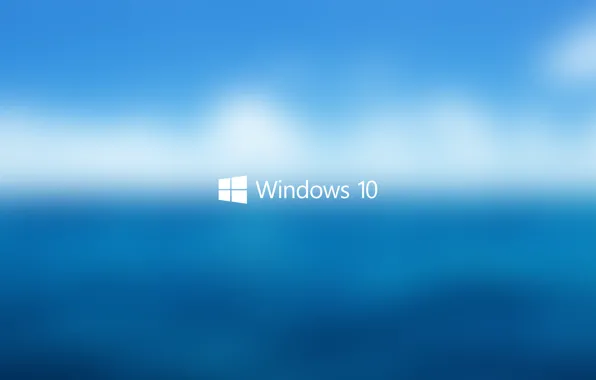 Картинка белый, небо, вода, голубое, Макро, Windows, Фон, Логотип