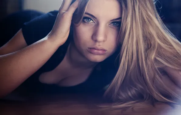 Взгляд, лицо, волосы, портрет, Alina Stolzenburg