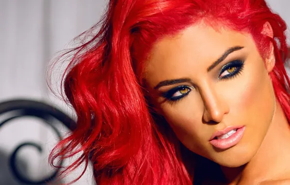 Модель, портрет, макияж, прическа, фотосессия, рестлер, hair, WWE