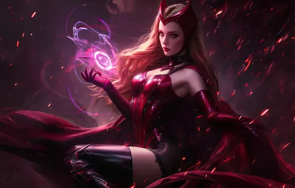 Картинка scarlet, witch, fearless