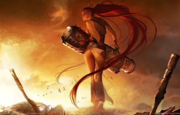 Картинка девушка, воин, Heavenly Sword