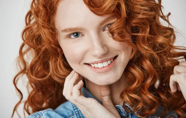 Картинка smile, pretty, redhead