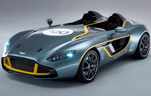 Concept, Aston Martin, Концепт, передок, Астон Мартин, Speedster, Спидстер, CC100