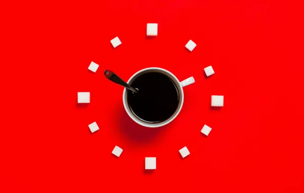 Кофе, ложка, кружка, сахар, coffee, spoon, sugar, mug