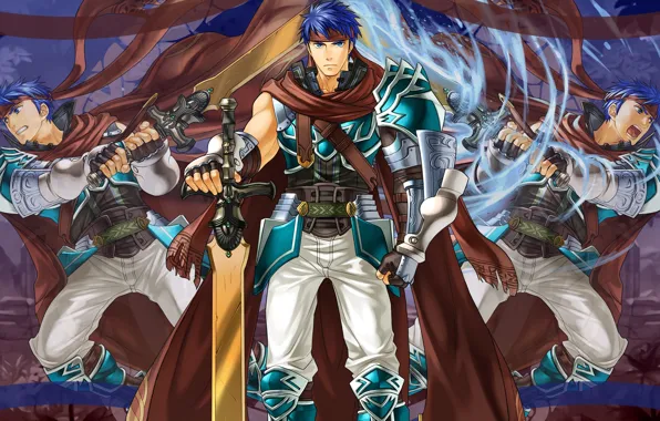 Игра, меч, парень, Fire Emblem