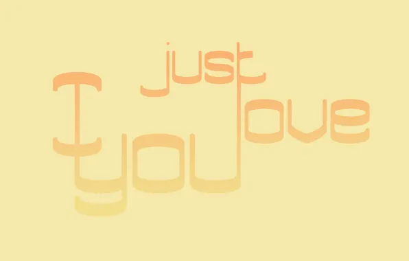 Love, typography, bratu