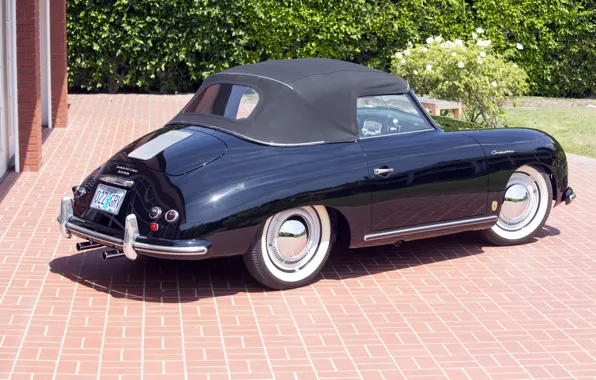 Porsche, 1954, retro, 356, Porsche 356 1500 Continental Cabriolet