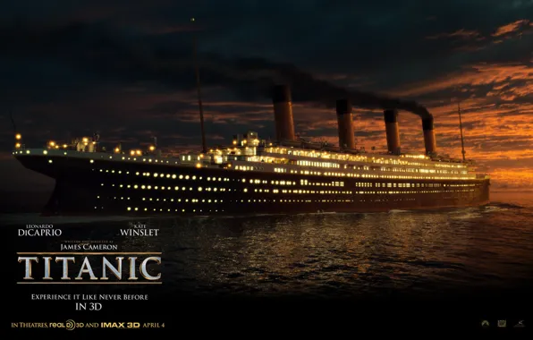 Ночь, Корабль, Титаник, Titanic