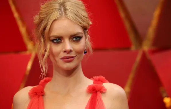 Взгляд, модель, макияж, актриса, Samara Weaving, Самара Уивинг