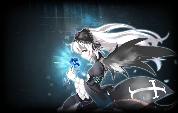 Тьма, Anime, Suigintou, хрест., Rozen maiden