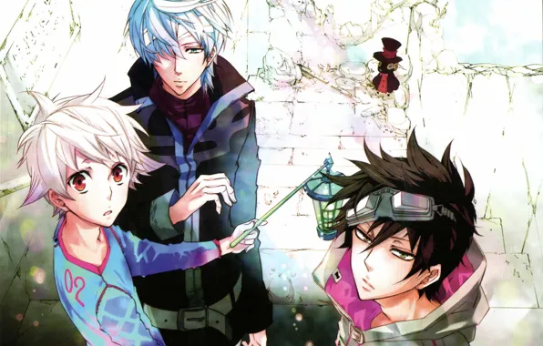 Картинка аниме, karnival, Капрнавал, Парни.