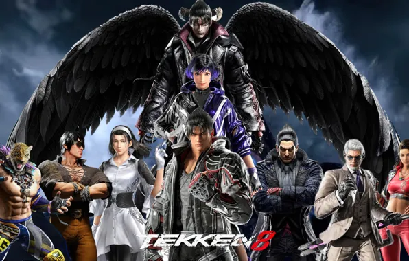 Games, Poster, Tekken 8, Character art