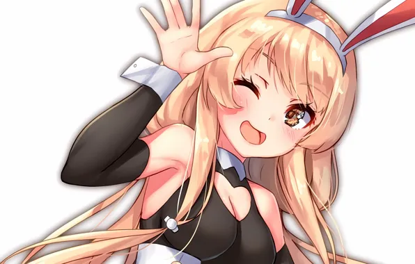 Girl, sexy, cleavage, long hair, boobs, anime, beautiful, pretty