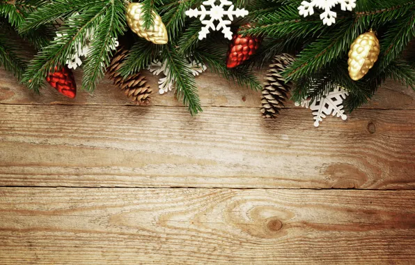 Украшения, ягоды, елка, Новый Год, Рождество, happy, Christmas, balls