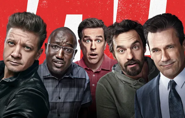 Постер, Ed Helms, Эд Хелмс, комедия, Джереми Реннер, Jeremy Renner, Tag, Джон Хэмм