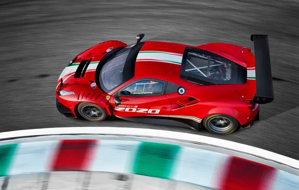 Ferrari, трек, Evo, GT3, 488, Ferrari 488