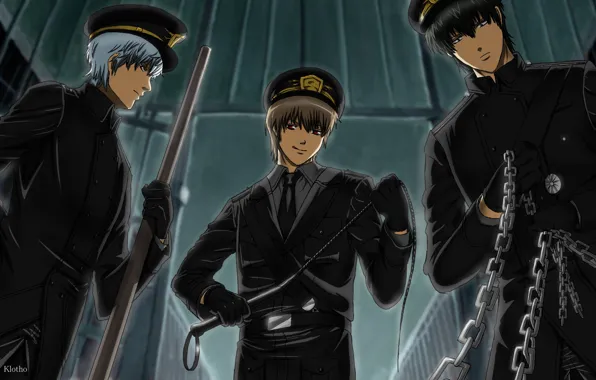 Аниме, парни, Gintama, Гинтама