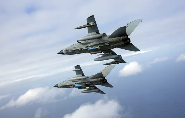 Небо, истребитель, пара, бомбардировщик, Panavia Tornado