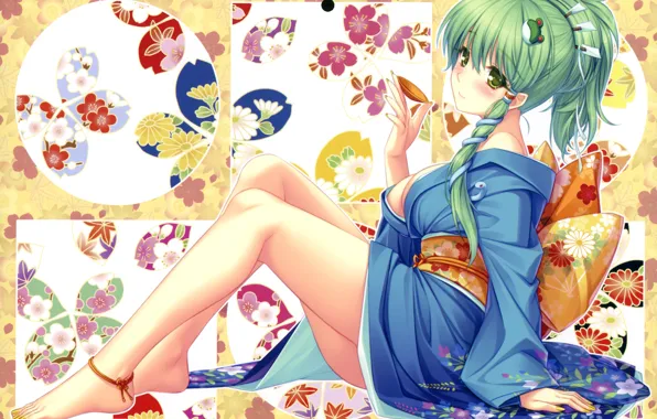 Touhou, kochiya sanae, sayori