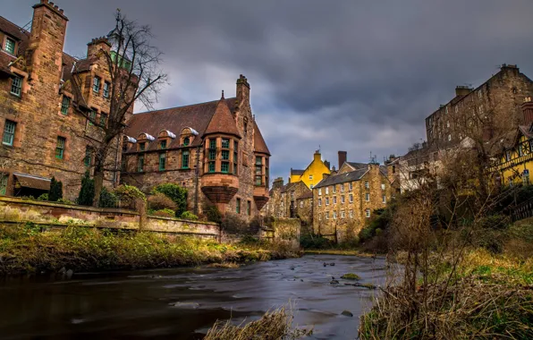 Город, Шотландия, Scotland, Эдинбург, Edinburgh, Dean Village