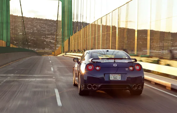 Мост, nissan, GT-R