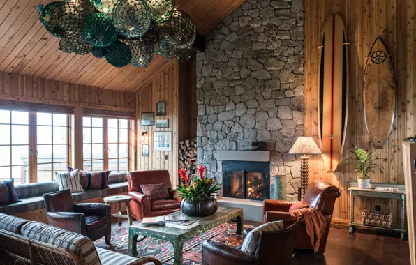 Стиль, комната, интерьер, гостиная, Whidbey Island