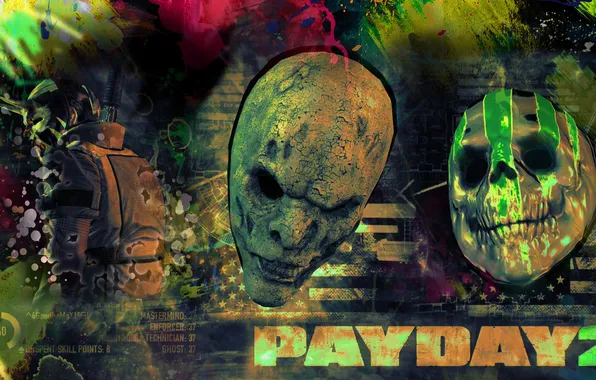 Маски, art, Mask, Payday 2, Payday, PAYDAY