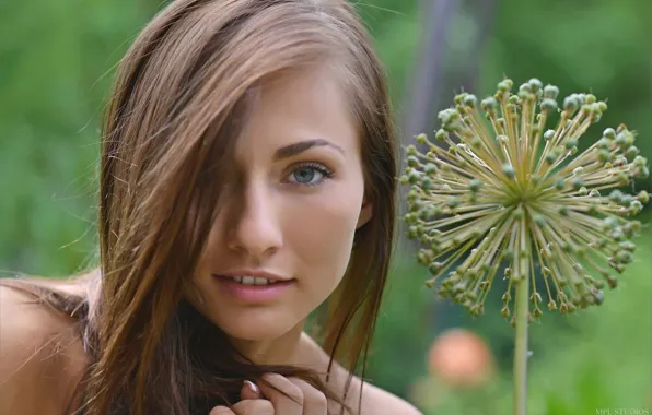 Girl, hot, face, michaela-isizzu