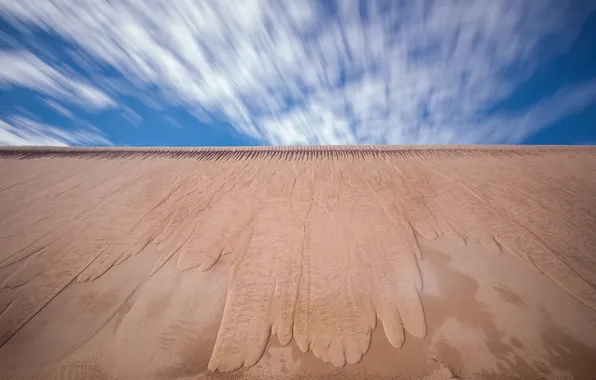 Картинка песок, небо, природа