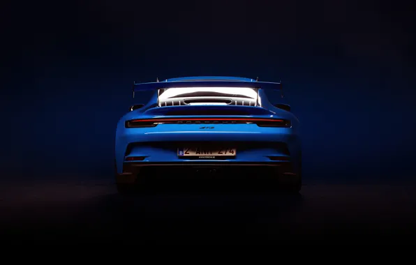 Картинка 911, Porsche, Porsche 911 GT3, rear view