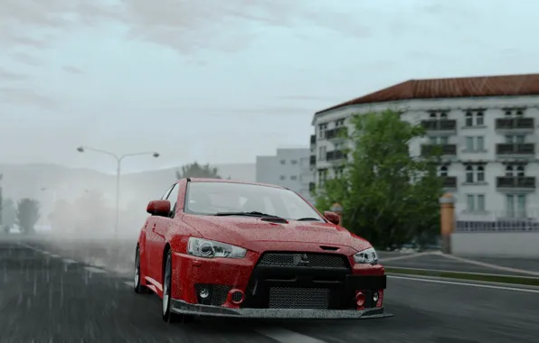 Cars, Сидж, Project Cars, Mitsubishi evo X