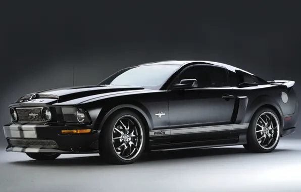 Mustang, Ford, мустанг, форд, 2009, Black Widow